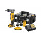 Аккумуляторный расширитель для труб DEWALT DCE400D2, 18 В, 60 ход/мин, до 25 мм, с 2 АКБ 2 Ач и ЗУ, в кейсе TSTAK DCE400D2-QW