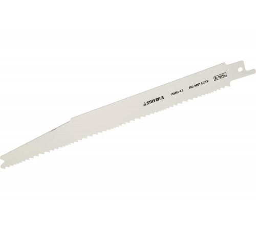 Полотно (тип S345XF; Bi-Met; 200/180 мм) для сабельной электроножовки STAYER 159451-4.3 Полотно (тип S345XF; Bi-Met; 200/180 мм) для сабельной электроножовки STAYER 159451-4.3