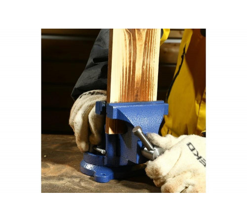 Слесарные тиски DEKO CL10, поворотные, 100 мм 065-0962