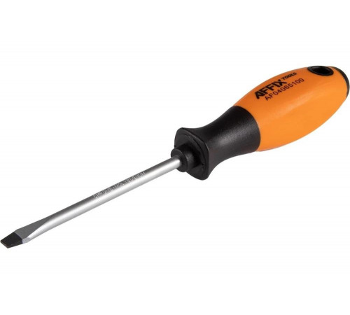 Шлицевая отвертка AFFIX Slotted 6,5 мм, 100 мм AF04065100 Шлицевая отвертка AFFIX Slotted 6,5 мм, 100 мм AF04065100