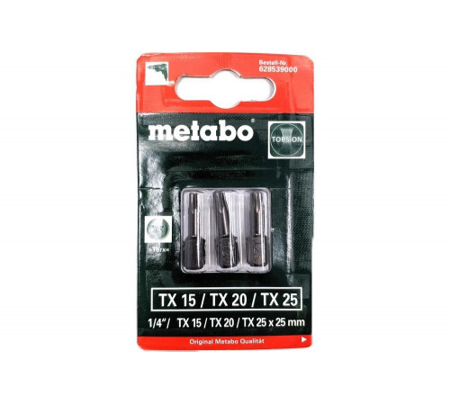 Набор бит Metabo 628539000 Набор бит Metabo 628539000