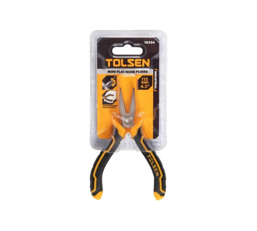 Плоскогубцы мини TOLSEN GRIPro 115 мм TT10354 Плоскогубцы мини TOLSEN GRIPro 115 мм TT10354