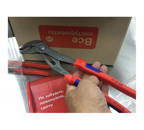 Универсальные переставные клещи KNIPEX КОБРА KN-8702300 Универсальные переставные клещи KNIPEX КОБРА KN-8702300