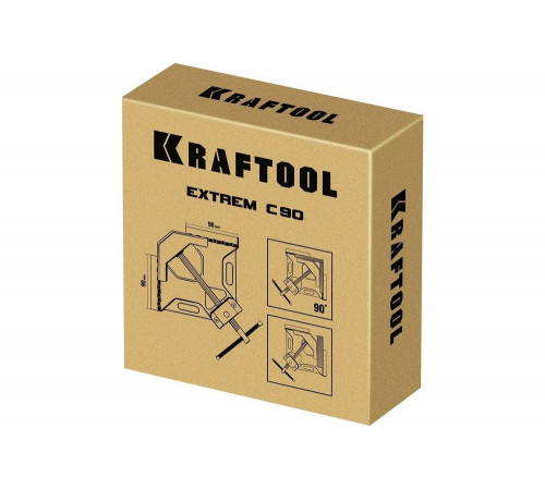 KRAFTOOL 2х90 мм, струбцина угловая ECC-9 32201