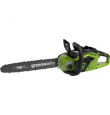 Цепная пила аккумуляторная GreenWorks 40V, 40 см, бесщеточная, до 1.8 КВт, с 1хАКБ 4Ач c USB и ЗУ 2005807USB4