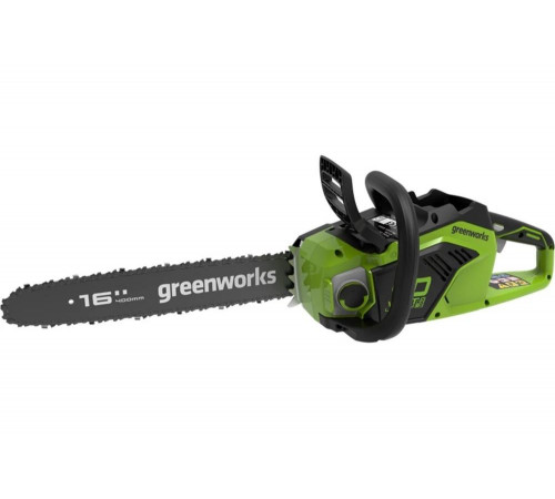 Цепная пила аккумуляторная GreenWorks 40V, 40 см, бесщеточная, до 1.8 КВт, с 1хАКБ 4Ач c USB и ЗУ 2005807USB4 Цепная пила аккумуляторная GreenWorks 40V, 40 см, бесщеточная, до 1.8 КВт, с 1хАКБ 4Ач c USB и ЗУ 2005807USB4
