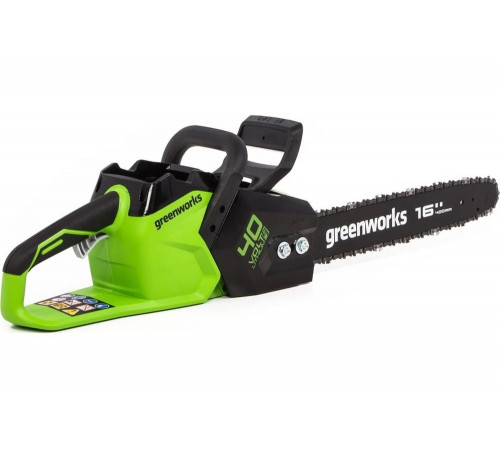 Цепная пила аккумуляторная GreenWorks 40V, 40 см, бесщеточная, до 1.8 КВт, с 1хАКБ 4Ач c USB и ЗУ 2005807USB4 Цепная пила аккумуляторная GreenWorks 40V, 40 см, бесщеточная, до 1.8 КВт, с 1хАКБ 4Ач c USB и ЗУ 2005807USB4