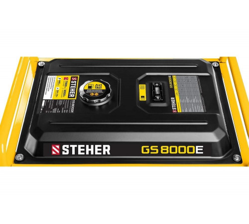 STEHER 7000 Вт, бензиновый генератор с электростартером (GS-8000E) STEHER 7000 Вт, бензиновый генератор с электростартером (GS-8000E)