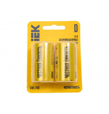 Щелочная батарейка IEK alkaline lr20/d (2шт/блистер) ABT-LR20-OP-L02