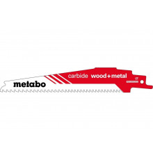 Пилка S956XHM CARBIDE (1 шт; 150 мм; 6-8 TPI) для сабельных пил Metabo 626559000
