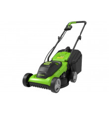 Аккумуляторная газонокосилка Greenworks G24LM32K2, 24V, 33 см, c АКБ 2АЧ и ЗУ 2509607