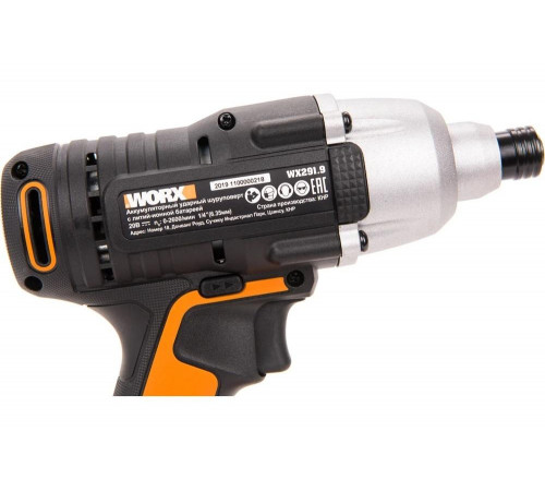 Ударный аккумуляторный винтоверт WORX WX291.9