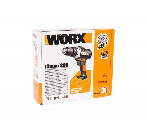 Дрель аккумуляторная WORX WX183.9 без акк и з.у Дрель аккумуляторная WORX WX183.9 без акк и з.у