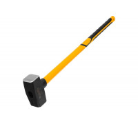 Кованая кувалда Denzel 5000 г, фибергласовая рукоятка c TPR покрытием, 880 мм 11024