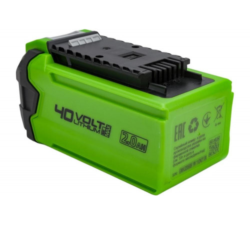 Аккумулятор с USB разъемом Greenworks G40USB2 40V 2 А.ч