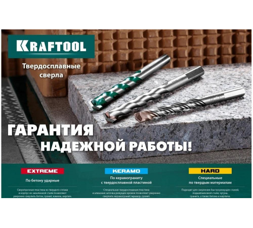 Набор сверл по керамограниту KRAFTOOL Keramo 5 шт, 4-5-6-8-10 мм 29175-H5 Набор сверл по керамограниту KRAFTOOL Keramo 5 шт, 4-5-6-8-10 мм 29175-H5