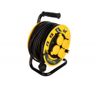 Удлинитель на катушке с термозащитой 4х30м УК30 3х1.5 IP44 IEK Industrial plus WKP15-16-04-30-44 280613