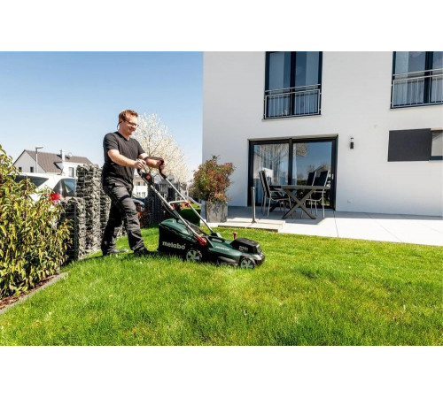 Аккумуляторная газонокосилка Metabo RM 36-18 LTX BL 36 без аккумулятора и зарядного устройства 601716850 T0525 Аккумуляторная газонокосилка Metabo RM 36-18 LTX BL 36 без аккумулятора и зарядного устройства 601716850 T0525