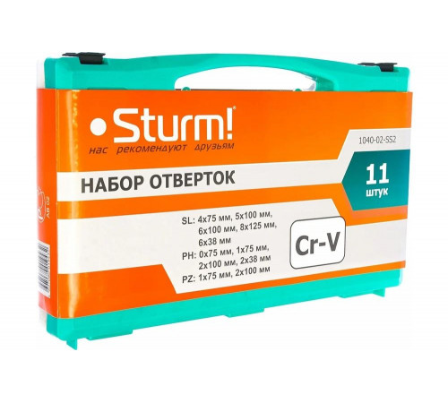 Набор отверток 11 предметов Sturm 1040-02-SS2 Набор отверток 11 предметов Sturm 1040-02-SS2