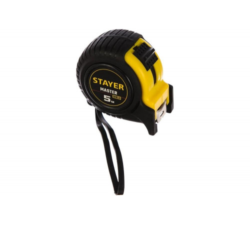 STAYER 5 м х 25 мм, ударостойкий, обрезиненный корпус, рулетка 34025-05-25 STAYER 5 м х 25 мм, ударостойкий, обрезиненный корпус, рулетка 34025-05-25
