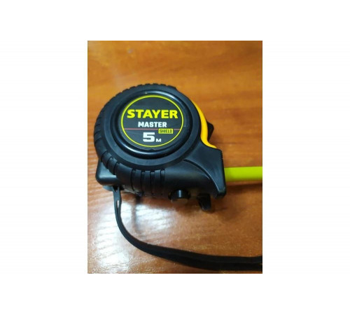 STAYER 5 м х 25 мм, ударостойкий, обрезиненный корпус, рулетка 34025-05-25 STAYER 5 м х 25 мм, ударостойкий, обрезиненный корпус, рулетка 34025-05-25