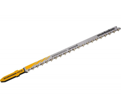 Пилки T308BP (5 шт; 117/2.2 мм; HCS) по дереву и фанере Metabo 623834000 Пилки T308BP (5 шт; 117/2.2 мм; HCS) по дереву и фанере Metabo 623834000