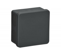 Распаячная коробка IEK км42455 о/п 100x100x50мм ip67 8 вв. черная UKO21-100-100-050-K02-66