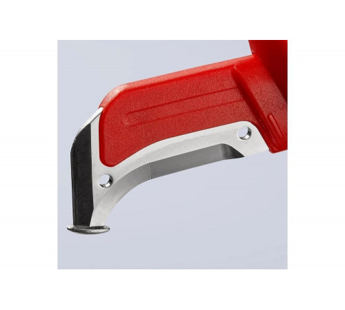 Нож для удаления изоляции KNIPEX VDE, с "пяткой", нержавеющая хирургическая сталь KN-9855SB Нож для удаления изоляции KNIPEX VDE, с "пяткой", нержавеющая хирургическая сталь KN-9855SB