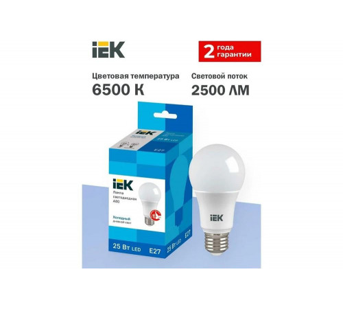 IEK LLE-A80-25-230-65-E27: энергоэффективная светодиодная лампа для освещения IEK LLE-A80-25-230-65-E27: энергоэффективная светодиодная лампа для освещения
