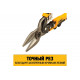 Ножницы по металлу DEWALT ERGO прямые, 250 мм DWHT14675-0