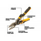 Ножницы по металлу DEWALT ERGO прямые, 250 мм DWHT14675-0