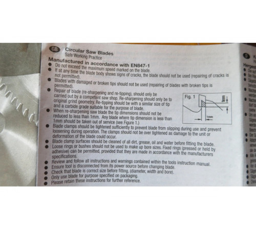 Пильный диск CONSTRUCT 165х20 мм, 16Т, ATB +24град DEWALT DT1948