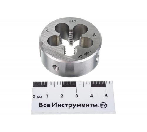Плашка Ruko М 16 Шаг 2.0 мм HSSE 237160E