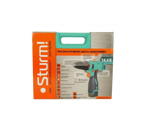 Аккумуляторный шуруповерт Sturm CD3314LP Аккумуляторный шуруповерт Sturm CD3314LP