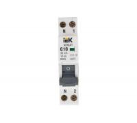 Автоматический выключатель дифференциального тока IEK ARMAT B06S 1P+NP C10 30мА тип AC (18мм) AR-B06S-1N-C10C030