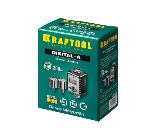 Динамометрический адаптер с переходниками KRAFTOOL Grand 1/2" 64044-200