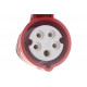 Переносная розетка IEK ССИ-215, 16А-6ч/200/346-240/415В, 3Р+РЕ+N, IP44, MAGNUM PSN22-016-5