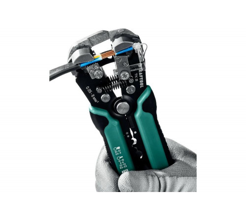 Стриппер KRAFTOOL TK-8 автоматический, многофункциональный, 0.05 - 8 мм2, 22637 Стриппер KRAFTOOL TK-8 автоматический, многофункциональный, 0.05 - 8 мм2, 22637