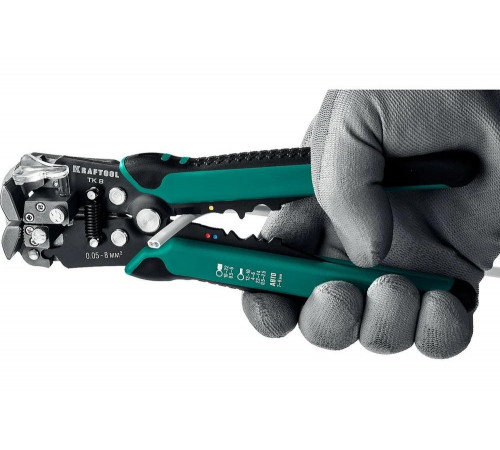Стриппер KRAFTOOL TK-8 автоматический, многофункциональный, 0.05 - 8 мм2, 22637 Стриппер KRAFTOOL TK-8 автоматический, многофункциональный, 0.05 - 8 мм2, 22637