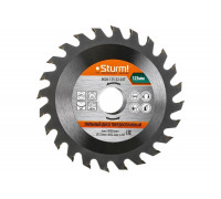 Диск пильный по дереву 125х22.2, 24 зуба Sturm 9020-125-22-24T