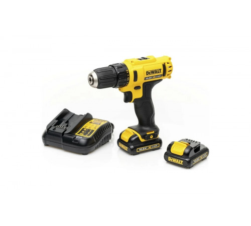 Аккумуляторная дрель-шуруповерт DEWALT DCD710C2P-KS