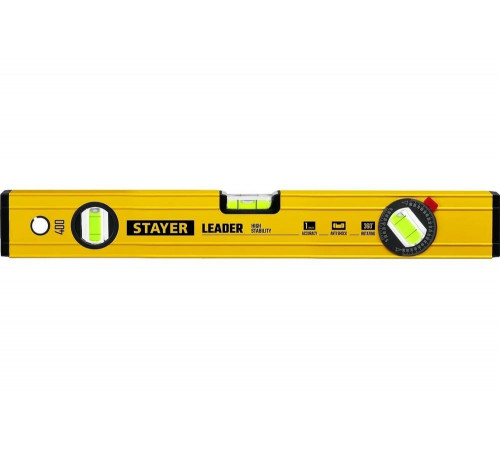 STAYER 400 мм, уровень строительный фрезерованный LEADER 3466-040_z01 STAYER 400 мм, уровень строительный фрезерованный LEADER 3466-040_z01