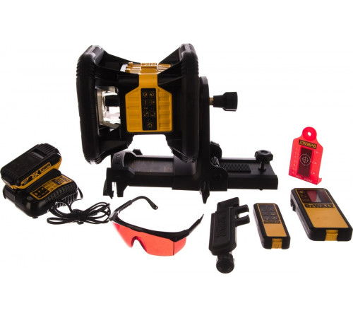 Ротационный лазерный уровень с красным лучом DeWALT DCE079D1R-QW