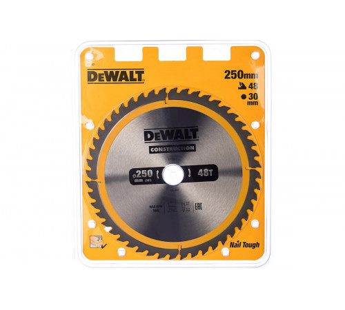 Пильный диск CONSTRUCT (250х30 мм; 48 ATB) DEWALT DT1957