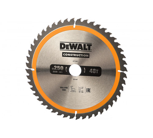Пильный диск CONSTRUCT (250х30 мм; 48 ATB) DEWALT DT1957