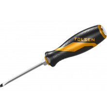 Отвертка шлицевая TOLSEN "GRIPro" Slotted 5,5 мм, 100 мм, силовая TT20112