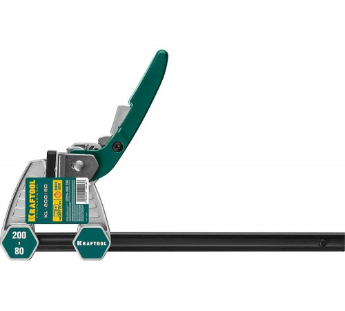 KRAFTOOL 200х80 мм, струбцина быстрозажимная KL-20/8 32019-080-200
