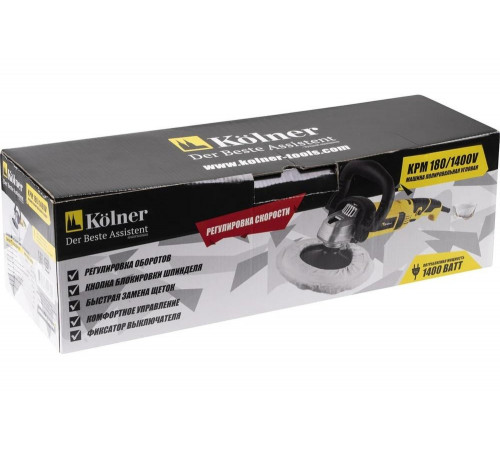 Угловая полировальная машина Kolner KPM 180/1400V 8030900016 Угловая полировальная машина Kolner KPM 180/1400V 8030900016