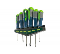 Набор отверток CrV, трехкомпонентные рукоятки, 6шт СИБРТЕХ 13374