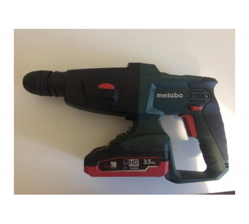 Аккумуляторный перфоратор Metabo KHA 18 LTX + 3.5 Ач LiHD + ЗУ ASC 55 T0332 Аккумуляторный перфоратор Metabo KHA 18 LTX + 3.5 Ач LiHD + ЗУ ASC 55 T0332